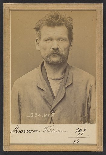 Morvan. Félicien. 45 ans, né le 8/6/49 à Kerity (Côte du Nord). Menuisier. Anarchiste. 2/7/94.