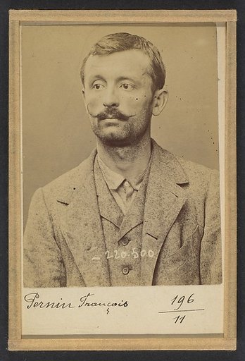 Pernin. François. 34 ans, né le 11/1/60 au Creuzot (Saône-et-Loire). Forgeron. Anarchiste. 2/7/94.