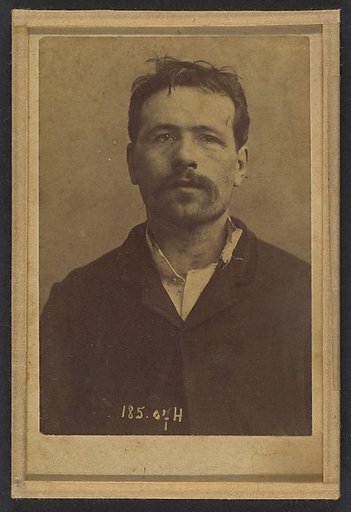 Ravachol. François Claudius Kœnigstein. 33 ans, né à St-Chamond (Loire). Condamné le 27/4/92.