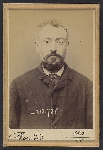 Ruaud. Jean-Baptiste. 35 ans, né à Limoges le 28/7/58. Cordonnier. Anarchiste. 4/2/94.