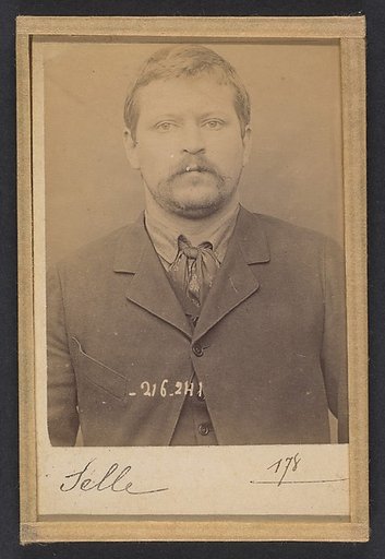 Selle. Louis- Désiré-Honoré. 31 ans, né à Bougival. Cordonnier. Anarchiste. 26/3/94.