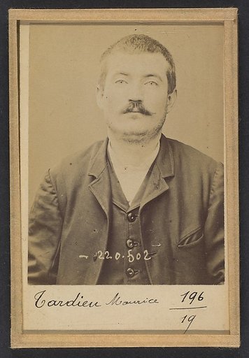 Tardieu. Marius (ou Maurice). 26 ans, né le 15/7/68 à Piolène (Vaucluse). Ébéniste. Anarchiste. 2/7/94.