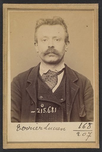Terrier. Julien, François. 45 ans, né à Saint-Laurent (Mayenne). Menuisier. Anarchiste. 14/3/94.