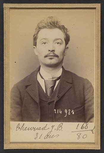 Theuriet. Jean Baptiste. 30 ans, né à Lyon. Gérant-coiffeur. Anarchiste. 2/3/94.