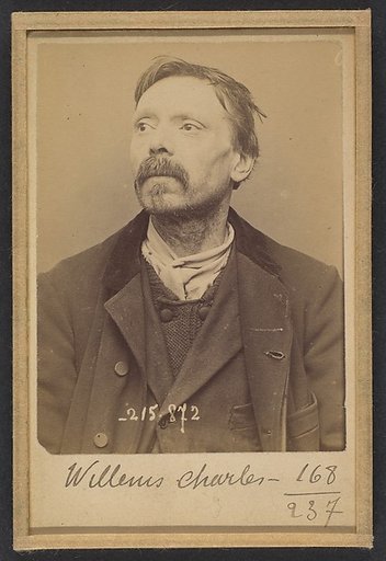 Willems. Charles, Louis. 52 ans, né à Houndchocte (Nord). Tailleur d'habits. Anarchiste. 18/3/94.
