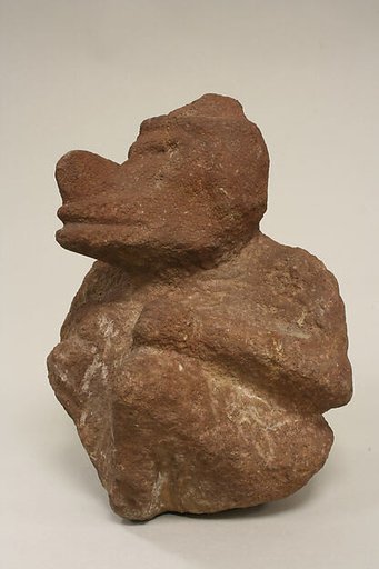 Seated Male Deity (Ehecatl ?)