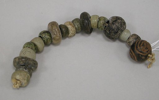 String of flattened beads