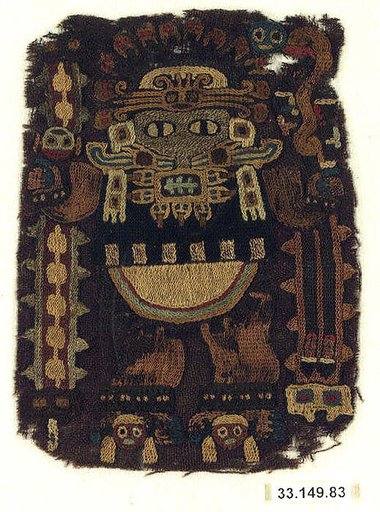 Embroidered Fragment with Figure