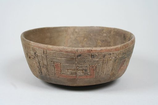 Incised bowl with fox motif
