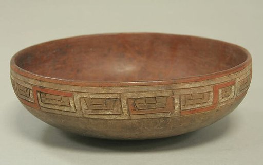 Incised bowl with eye motif