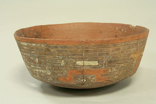 Incised bowl with fox motif