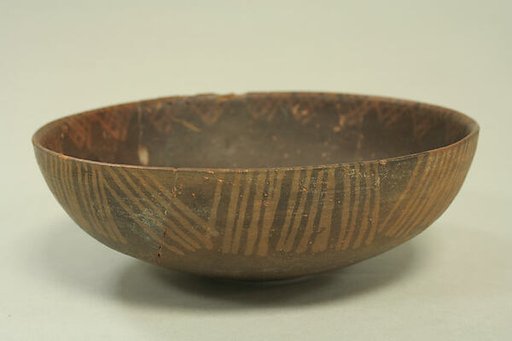 Orangeware Bowl with Lines
