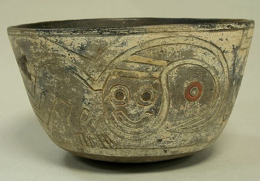 Incised Bowl with Figures
