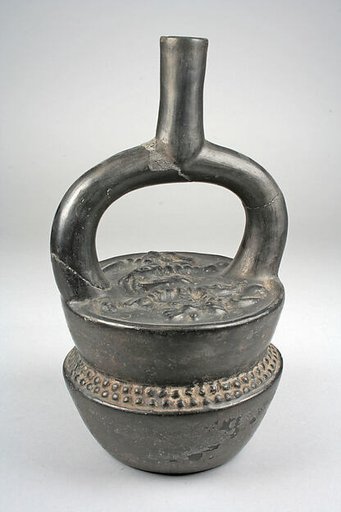 Stirrup Spout Bottle with Stacked Containers
