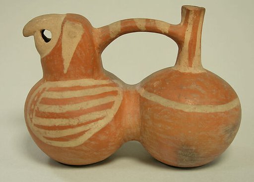 Double Chambered Whistling Jar with Parrot