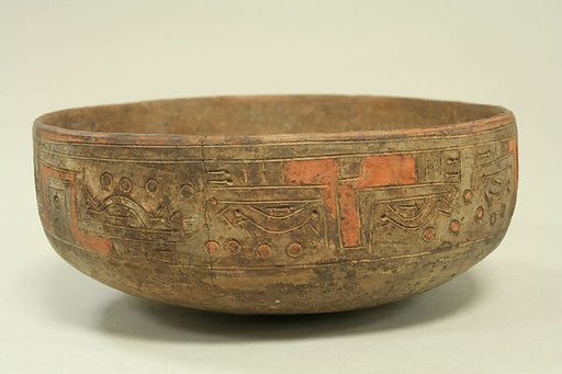 Incised Painted Bowl