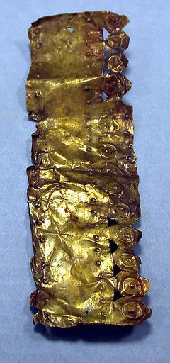 Gold Sheet Ornament