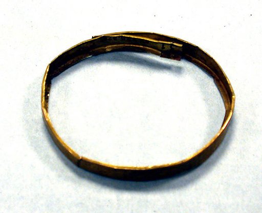 Hammered Gold Band