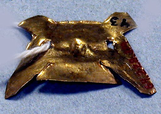 Hammered Gold Ornament Fragment