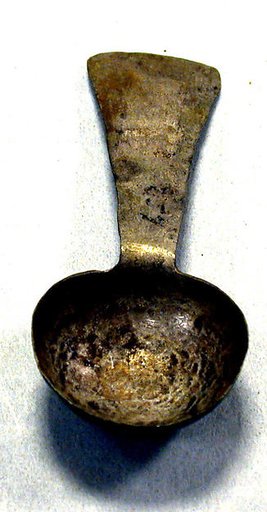 Hammered Silver Spoon