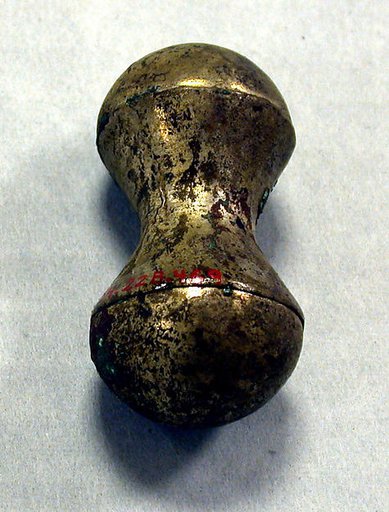 Hammered Silver Peanut Ornament