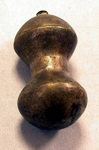 Hammered Silver Peanut Ornament
