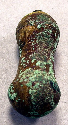 Hammered Silver Peanut Ornament