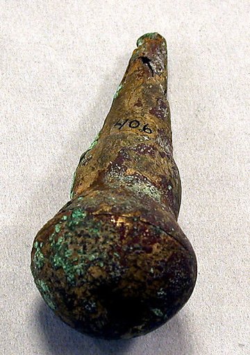 Hammered Silver Cone Ornament