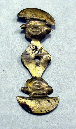 Hammered Silver Figure Ornament