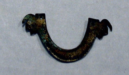 Hammered Silver Arc Ornament