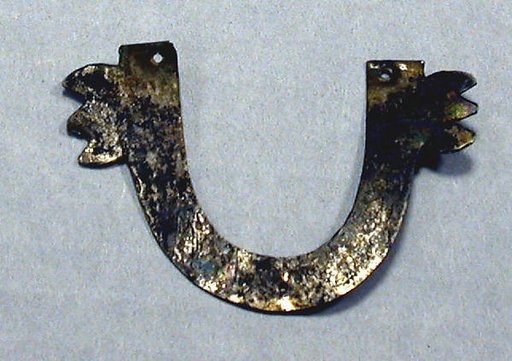 Hammered Silver Arc Ornament