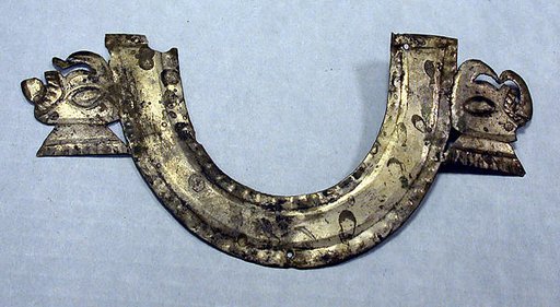 Hammered Silver Arc Ornament