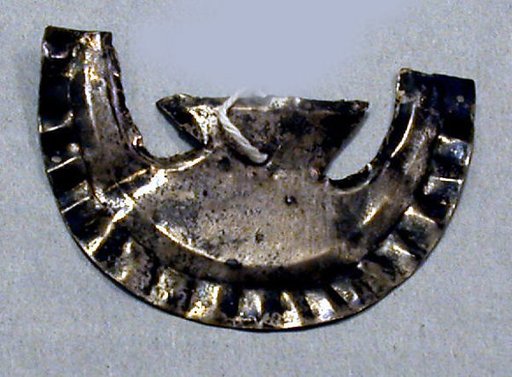 Hammered Silver Collar Ornament (?)