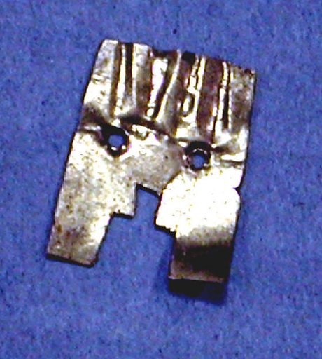 Hammered Gold Ornament Fragment