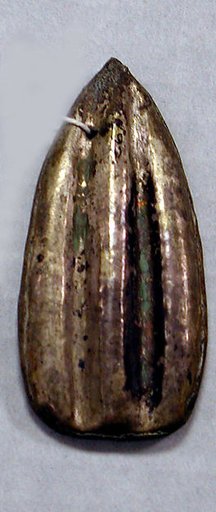 Hammered Silver Petal Ornament