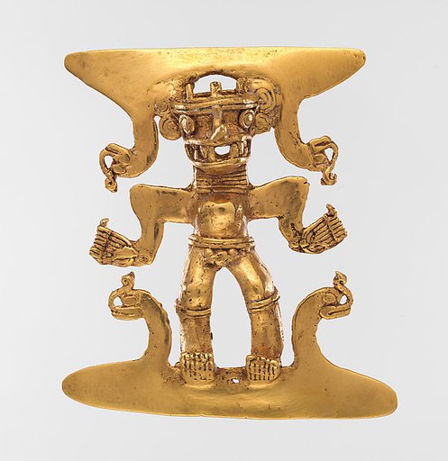 Crocodile-Head Figure Pendant