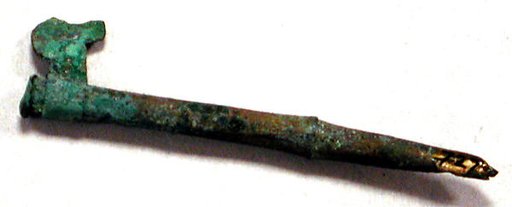Hammered Silver Miniature Spear Thrower
