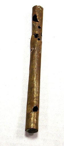 Hammered Silver Miniature Tube