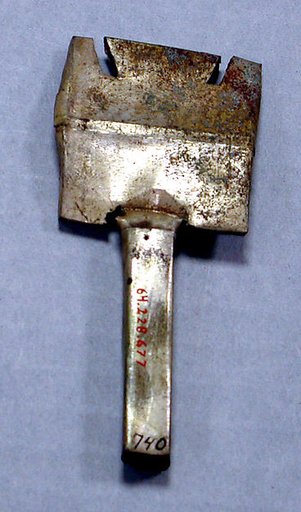 Hammered Silver Mirror Back (?)