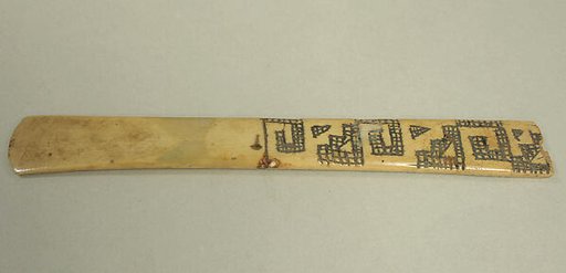 Incised Bone Spatula