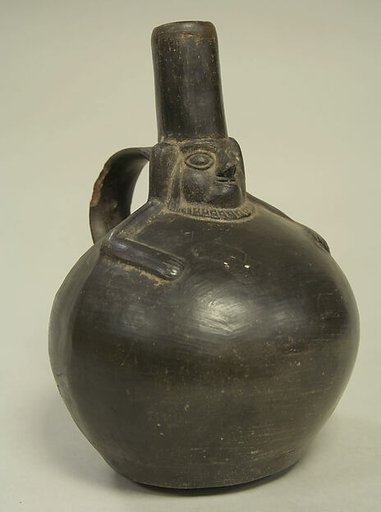 Single Spout Bottle with Strap Handle and Face