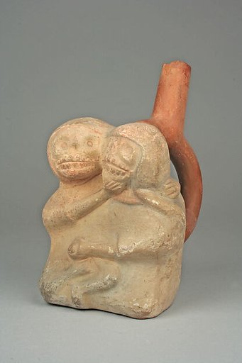 Stirrup Spout Bottle with Couple