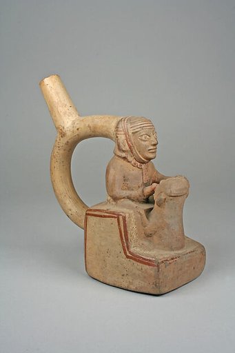 Stirrup Spout Bottle with Couple