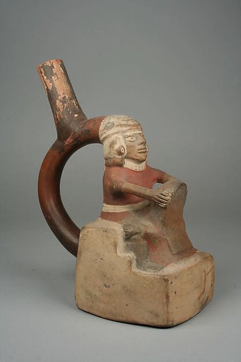 Stirrup Spout Bottle with Couple