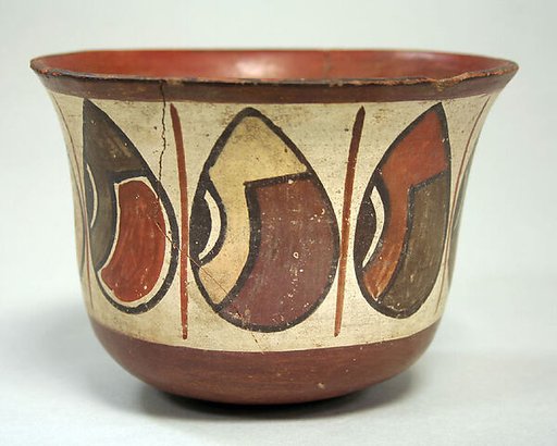 Painted Bowl with Beans