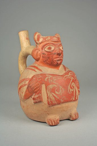 Bottle, Figure Showing Tunic