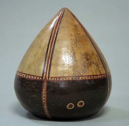 Painted Bowl with Pointed Base