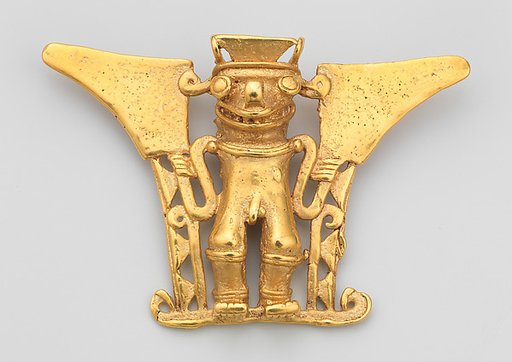 Bat-Head Figure Pendant