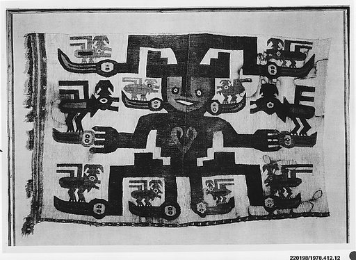 Embroidered Panel with Figure