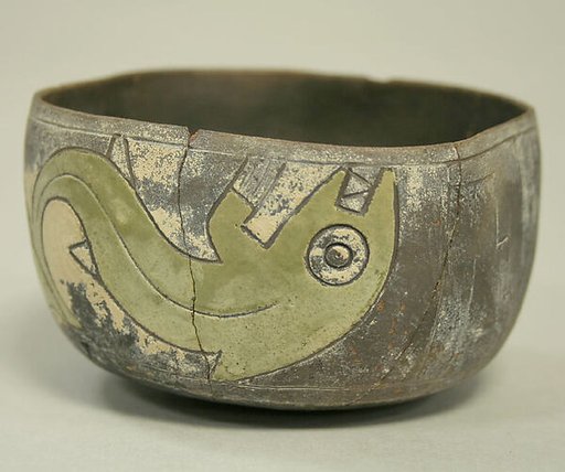 Painted Bowl with Whale